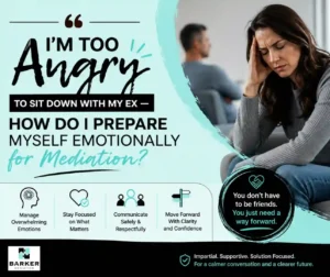 I’m Too Angry to Sit Down With My Ex — How Do I Prepare Myself Emotionally for Mediation?